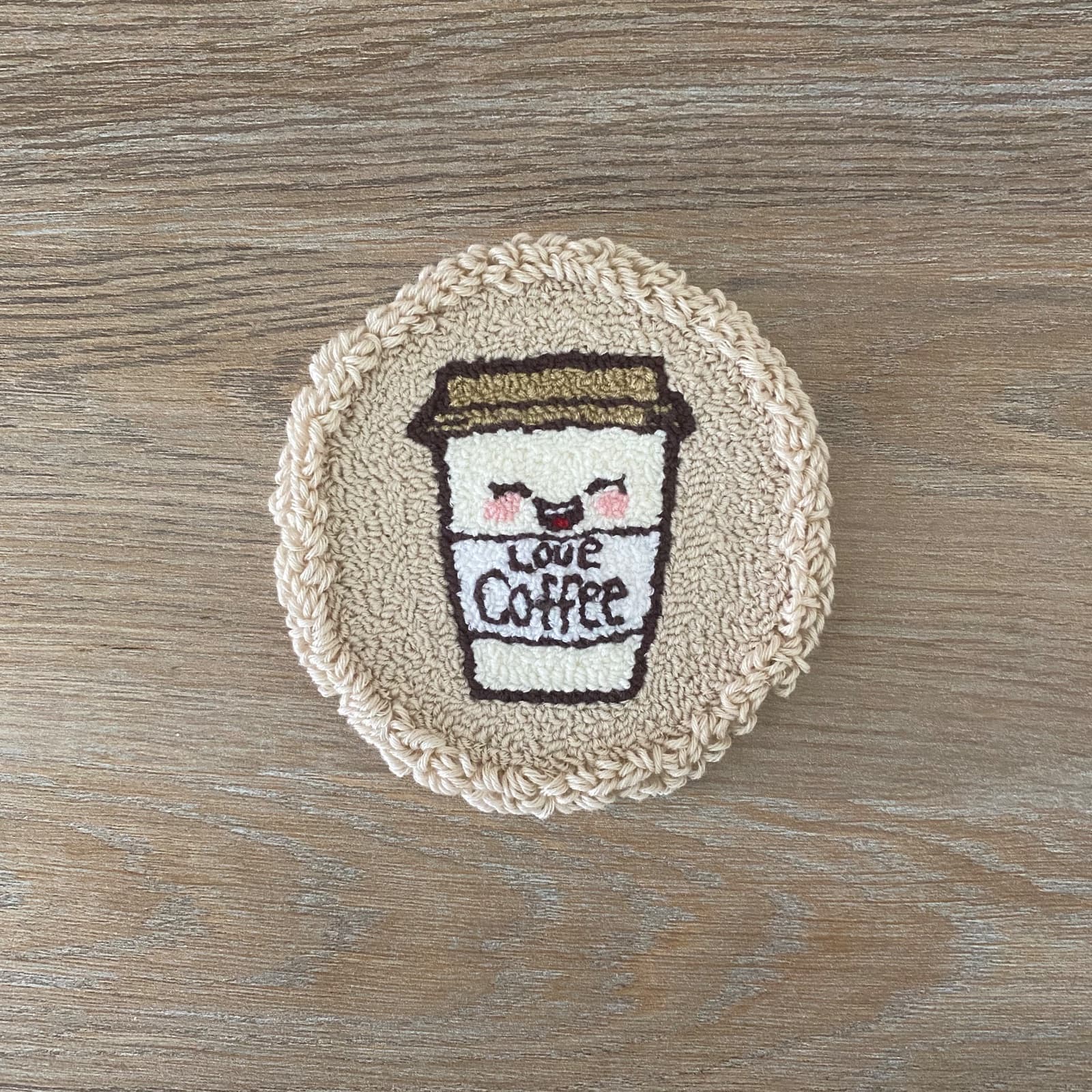 Coffee coaster by Isra happy art