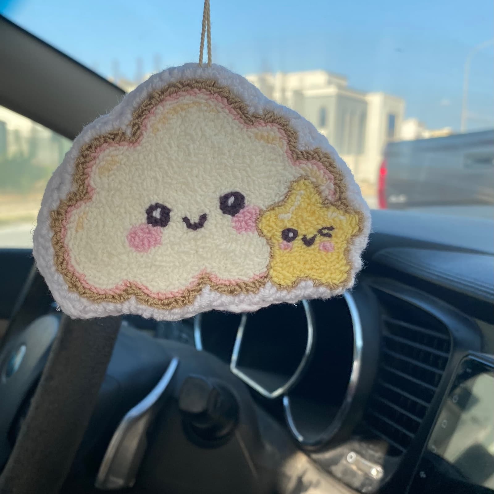 Car charm by Isra happy art